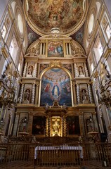 Fototapeta premium The beautiful and historic Puebla Cathedral in Puebla, Mexico