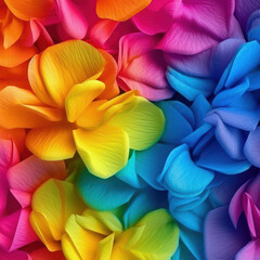 Ultra HD Vibrant Flower Petal Texture
