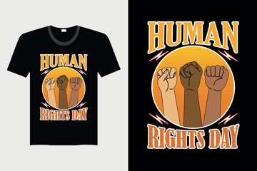 Human Rights Day - Human Rights Day T-shirt Design, Vector Graphic, Vintage, Typography, T-shirt Vector