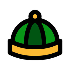 Naklejka premium beanie