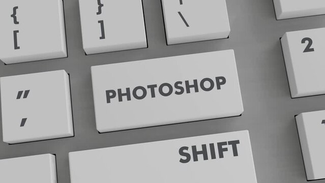 PHOTOSHOP BUTTON PRESSING ON KEYBOARD