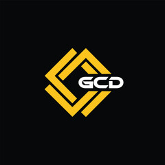 GCD letter design for logo and icon.GCD typography for technology, business and real estate brand.GCD monogram logo.