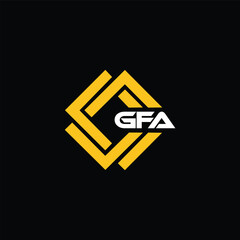 GFA letter design for logo and icon.GFA typography for technology, business and real estate brand.GFA monogram logo.