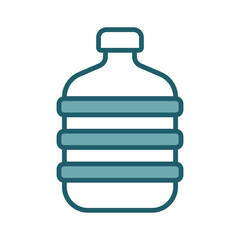 water gallon icon vector design template simple and clean