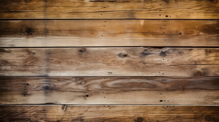 Old wood plank texture background. Generative AI.