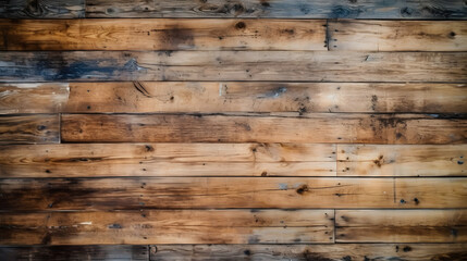 reclaimed old wooden background. Generative AI.