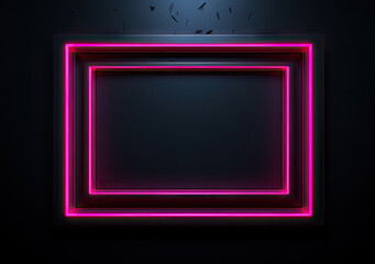 pink border frame on black background blank template mockup chalkboard blackboard