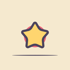 vector of star good for symbol