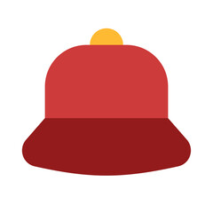 Fototapeta premium flat hat