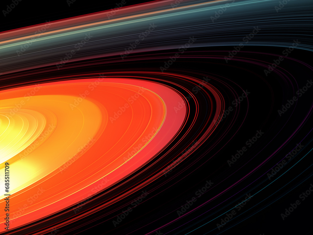 Canvas Prints creative illustration of universe planet,created with generative ai tecnology.