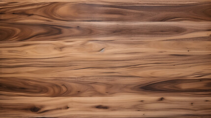 Super long walnut planks texture background.Walnut wood texture.Texture element. Generative AI.