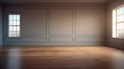 Obraz premium Empty interior room