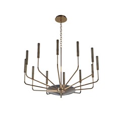 chandelier on the ceiling isolated on white background, hanging lamp, pendant light, 3D illustration, cg render