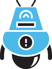 Robot Character Icon
