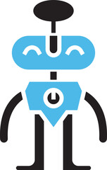 Robot Character Icon
