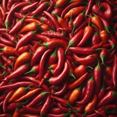 Red chilli peppers texture background