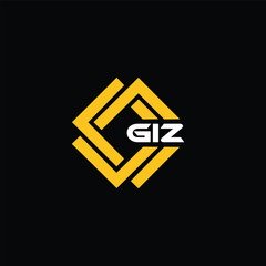 GIZ letter design for logo and icon.GIZ typography for technology, business and real estate brand.GIZ monogram logo.