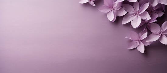 Fototapeta na wymiar The Japanese-style background of the image showcases a soft and textured purple-colored paper, reminiscent of the material used in traditional Japanese origami.