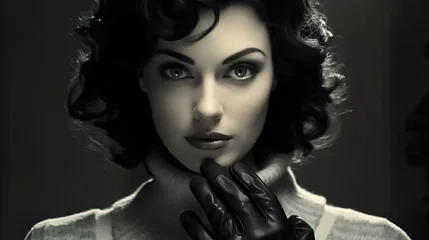 60s woman black and white © Benjamin