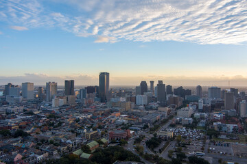Obraz premium Downtown New Orleans, Louisiana at sunset