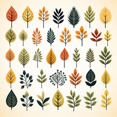  leaves icons 