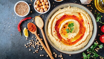  Classic Hummus with chickpeas