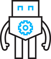 Robot Line Avatar
