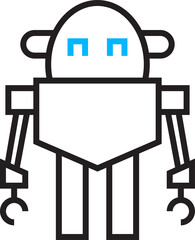 Robot Line Avatar
