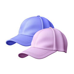 Fototapeta premium Caps isolated on transparent background