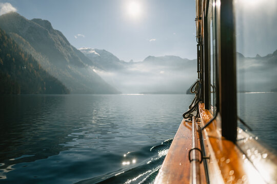 Bootfahrt auf dem K&ouml;nigssee im Herbst