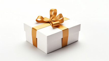 Obraz premium gift box isolated on white