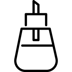 Coffee refill icon. Outline design. For presentation, graphic design, mobile application.