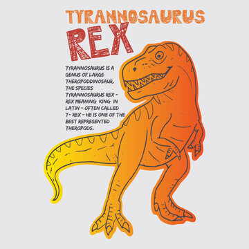 Free vector dinosaur tyrannosaur skeleton t-shirt print.