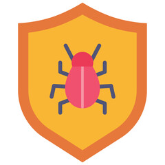 Fototapeta premium Antivirus icon. Outline design. For presentation, graphic design, mobile application.