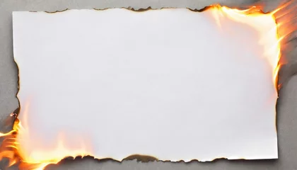 Foto op Plexiglas 燃えている紙の背景 © ベルベットR