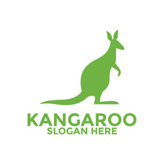 Kangaroo simple modern logo vector, Creative Kangaroo logo design template