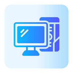 computer gradient icon