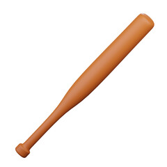 Baseball Bat 3d Icon Illustration