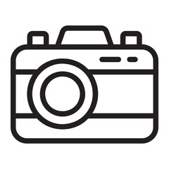 camera line icon