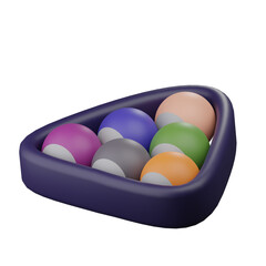 Billiard Ball 3d Icon Illustration