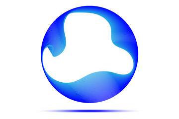 Fototapeta premium Abstract Circular design smooth wave line background, vector illustration dynamic motion flow graphic. motion light shape curve. banner template cover wavy.