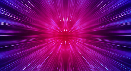 Abstract high speed tunnel effect. Futuristic dynamic motion technology.