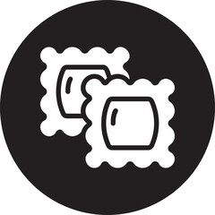 ravioli glyph icon