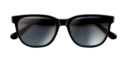Black sunglasses isolated on a white background