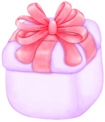 Festive Watercolor Valentine's day Illustration