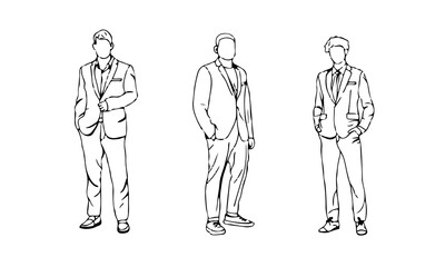 group of people vector illustration