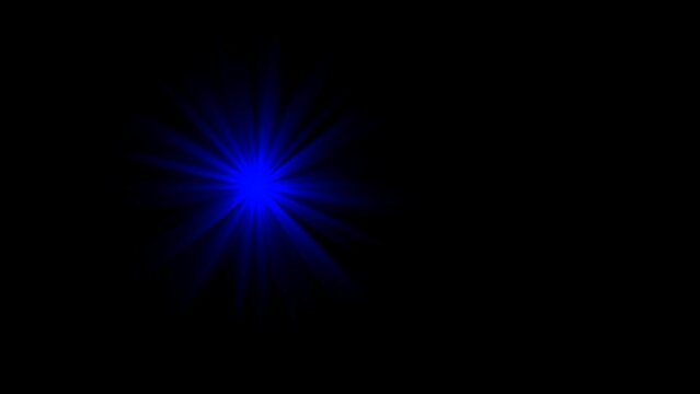 blue light burst