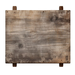 Rustic wooden sign . PNG. AI generated image.