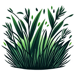 Obraz premium green grass vector