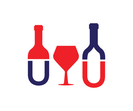 Wine logo design vector 2